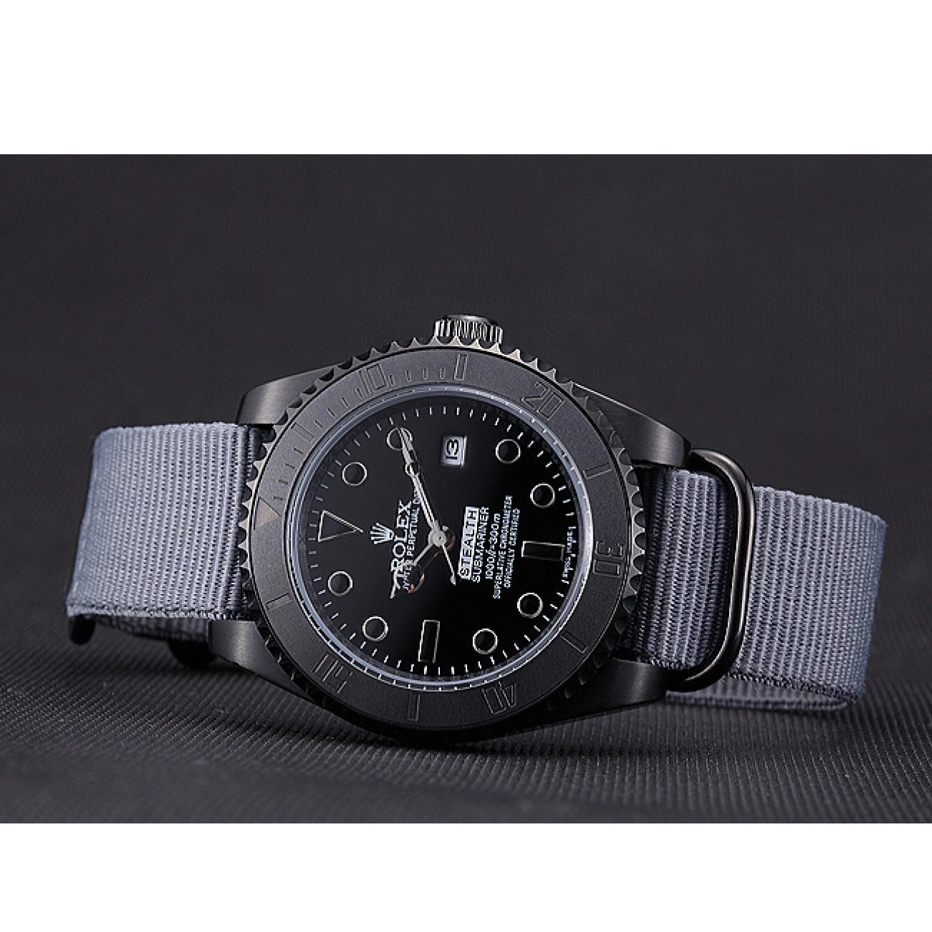 Aaa replica watch Stealth Rolex 621996 Submariner Black 0708